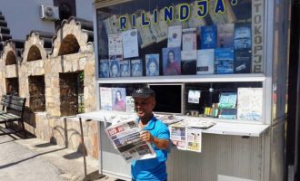 Kiosku i shtëpisë botuese “Rilindja”, shpallet simbol i gazetarisë