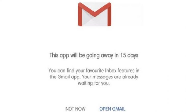 Krahas Google+ edhe aplikacioni Inbox mbyllet më 2 Prill