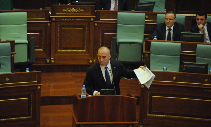 Haradinaj kërkon seancë të jashtëzakonshme për lojërat e fatit (dokument)