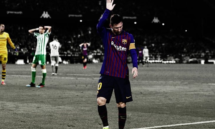 Momenti kur Messi u duartrokitë nga tifozët e Betis