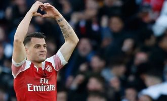 Aubameyang tregon si e thërrasin Granit Xhakën