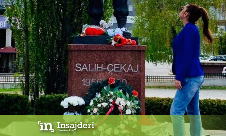 Këngëtarja e njohur nderon heroin Salih Çekaj