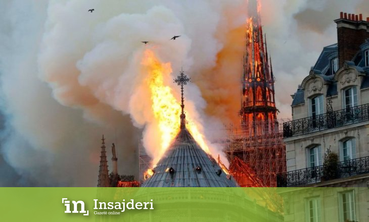 Bie çatia e katedrales “Notre Dame”
