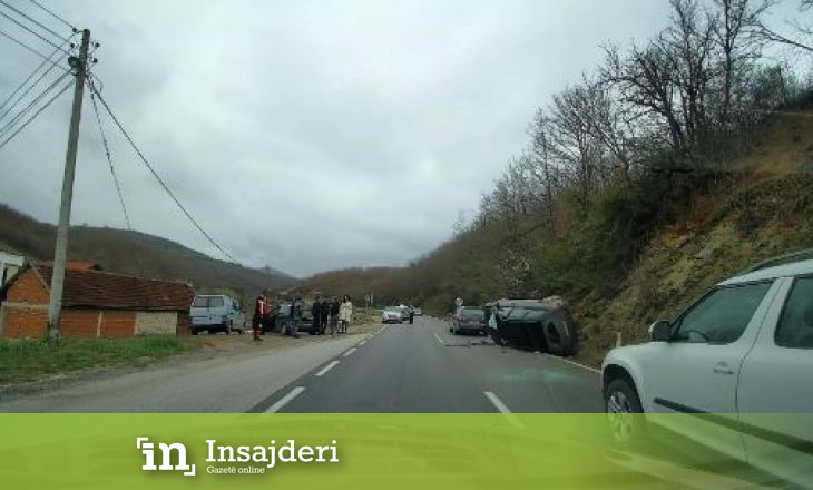Një i lënduar nga aksidenti në Gjilan