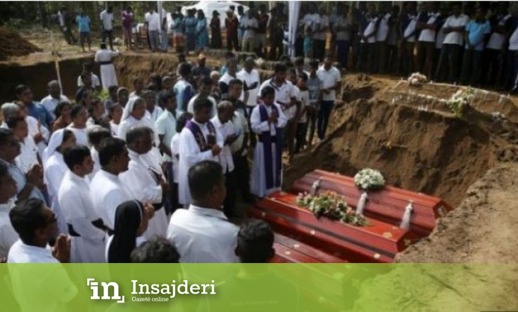 Funeral masiv i viktimave të Sri Lankës