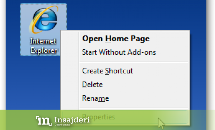 Internet Explorer lejon të përdoren të dhënat tuaja edhe pa e pëdorur atë