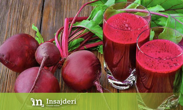 Një gotë lëng panxhari, pija e mrekullisë