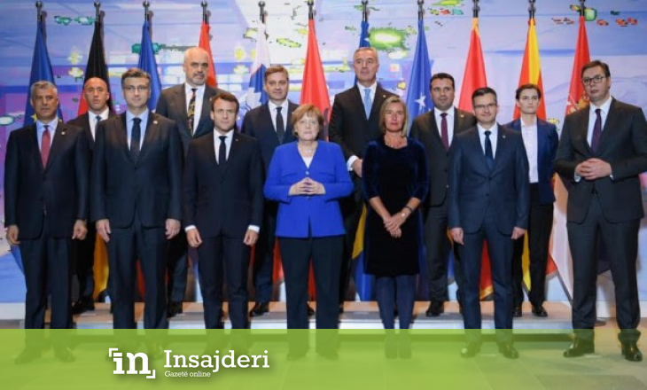 Fotografia që mblodhi liderët e Ballkanit me Merkel dhe Macron