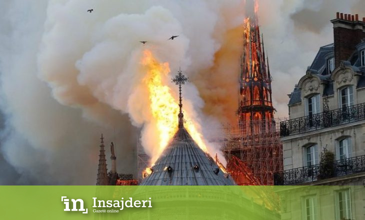 Prokuroria e Parisit merr masa për zjarrin në katedralen Notre Dame