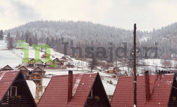 Reshje të mëdha bore në Rugovë
