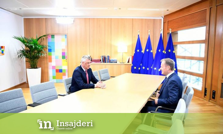 Thaçi pas takimit me Tusk e Hahn: BE, pa vonesa ta marrë vendimin për heqjen e vizave
