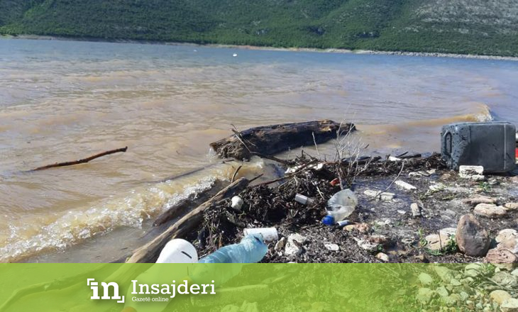 Liqeni i Vërmicës mbushet me mbeturina