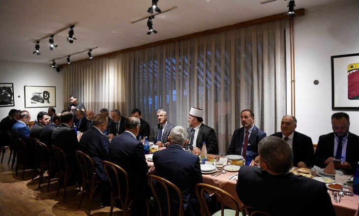 Hashim Thaçi shtron iftar, por mungon Haradinaj