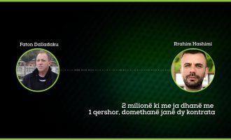 Përgjimet për Fajde: Hashimi-Dalladakut: 2 milionë ki me ja dhanë me 1 qershor