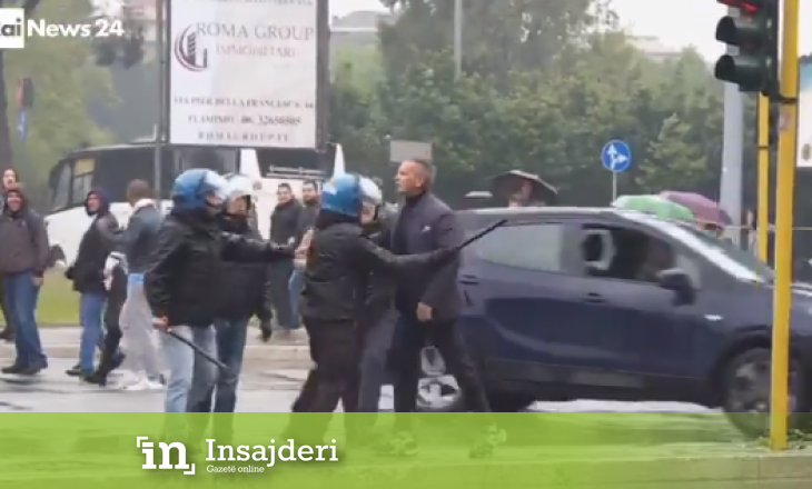 Pamje: Trajneri serb e humb kontrollin, tenton ta sulmojë tifozin para finales së Kupës së Italisë
