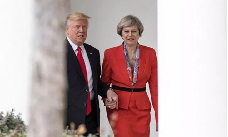 Trump “ndjehet keq” për Theresa May: Më pëlqen shumë