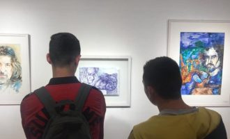 Artistë europianë ekspozitë në Fier me vepra të akuarelit