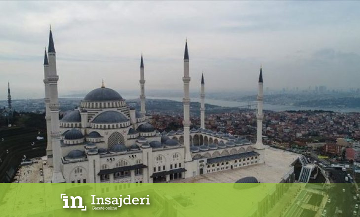 Erdogani inauguron xhaminë më të madhe në Turqi