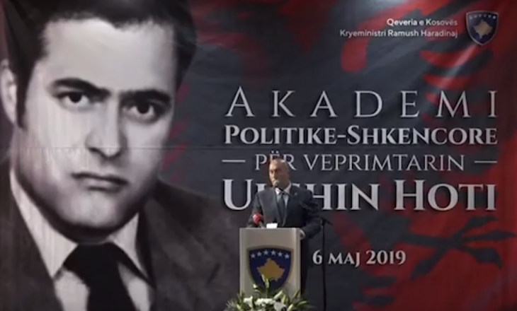 Haradinaj për Ukshin Hotin: Krijues i shkathtë karshi ideve të imponuara nga jashtë