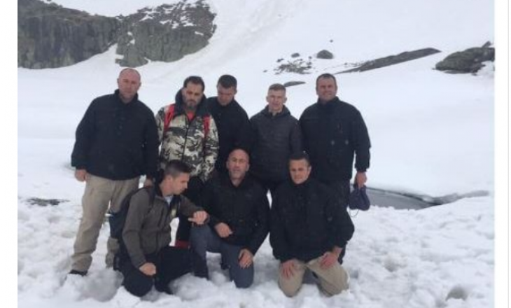 Kryeministri Haradinaj sfidon veten, lahet në liqenin e ngrirë