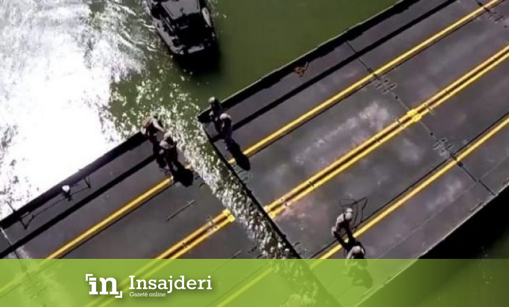 Mahnitëse: Marinsat amerikanë për pak minuta ndërtojnë urën mbi lumë