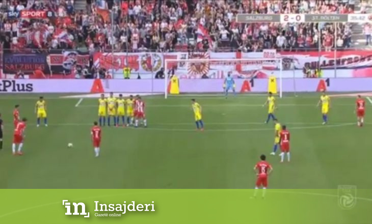 Futbollisti shqiptar realizon super gol në Austri
