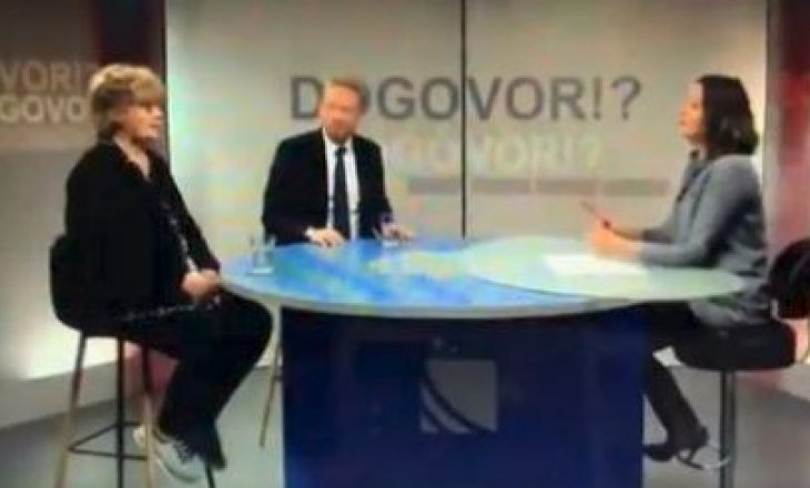 Momentin kur Ilir Deda injoron gazetarën serbe në një emision