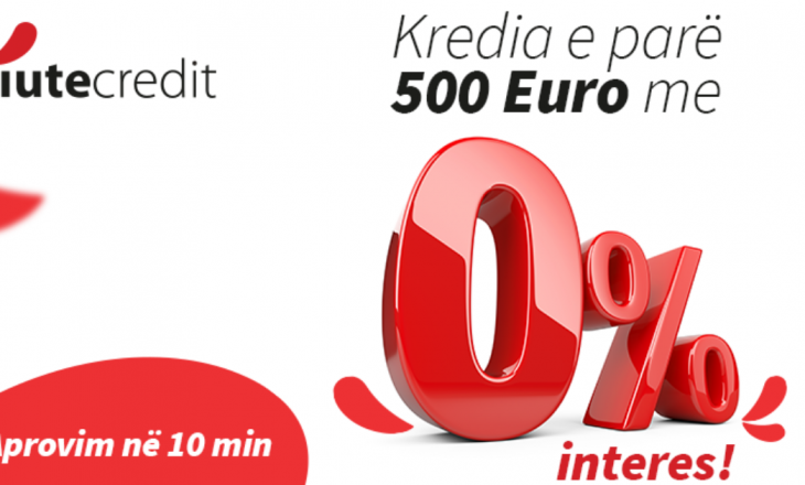 IuteCredit me ofertën më të re, kredi 500 Euro me 0% INTERES!