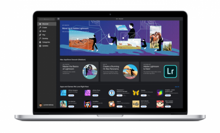Lightroom rikthehet në Mac App Store