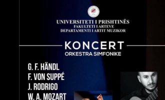 Orkestra Simfonike e UP-së mban koncert