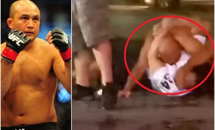Legjenda e UFC sherr me rojën e klubit të natës