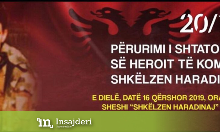 Të dielën në Pejë përurohet shtatorja e Shkëlzen Haradinajt dhe Obelisku i dëshmorëve