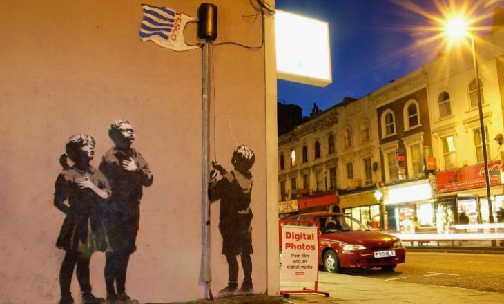 Për britanikët, Banksy është piktori më i pëlqyer i të gjitha kohërave