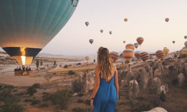 Turizmi i balonave në Kapadokia, 43 milionë euro në gjysmën e parë të vitit