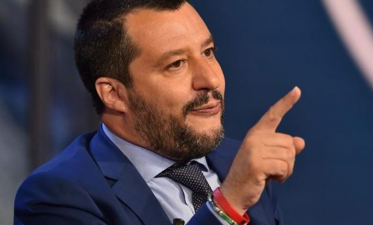 Zarf me plumb sërish për ministrin Salvini