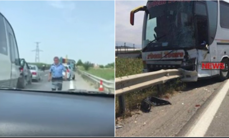  “Kamioni na ka dalur në rrugë” – autobusi nga Kosova me 40 udhëtarë aksidentohet në Shqipëri