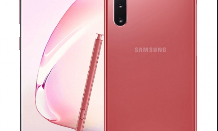 Kështu duket Galaxy Note10 në rozë
