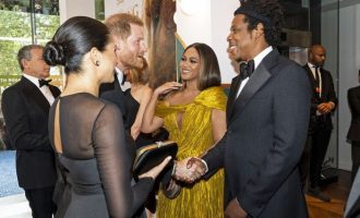 Beyonce dhe Meghan Markle takohen në premierën e filmit “The Lion King”