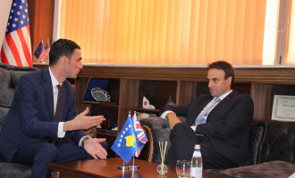 Ministri Shala pret në takimin lamtumirës ambasadorin e Britanisë, Ruairi O’Connell