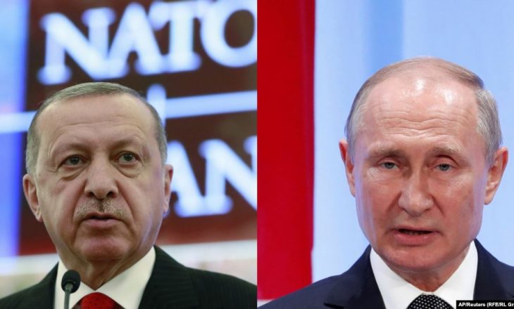 Erdogani planifikon ta takojë Putinin në Moskë në fund të muajit