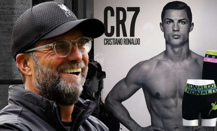 Klopp nuk është normal, ja çfarë ka bërë me mbathjet e Ronaldos