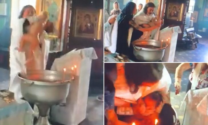 Nëna i heq fëmijën priftit nga duart, donte ta mbyste në ditën e pagëzimit