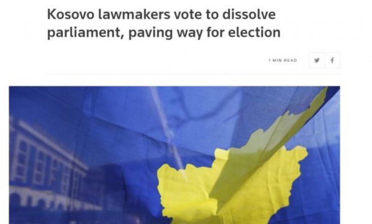 Mediat e huaja raportojnë për shpërndarjen e Kuvendit të Kosovës
