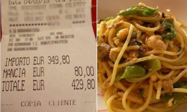 Fatura shokon turistët japonezë: 430 euro për dy pjata shpageta
