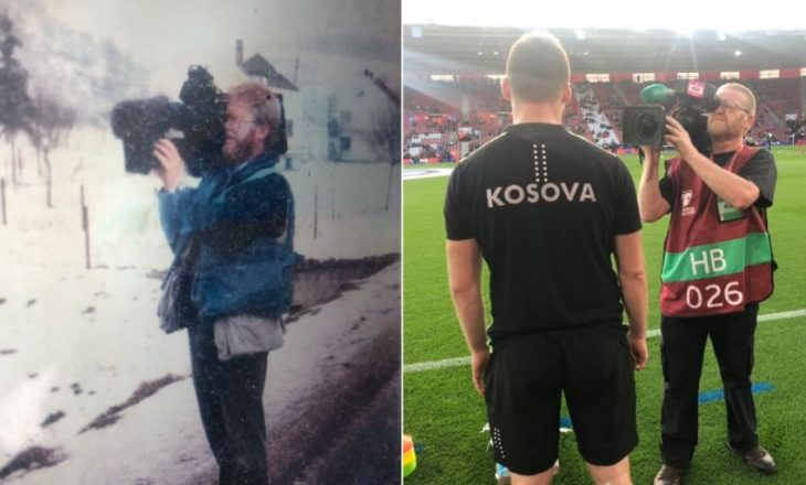 Kameramani anglez në dy momente historike të Kosovës – “1997 në vijën e frontit, 2019 me kombëtaren”