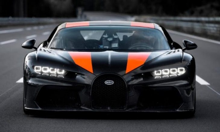 Bugatti arrin shpejtësinë rekord mbi 490 km/h