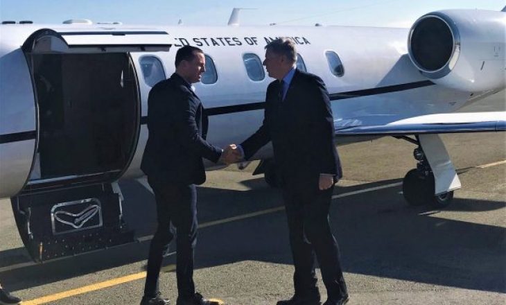 Publikohen fotot e takimit të Emisarit të Trump me Kurtin, Osmanin, Veselin e Haradinajn
