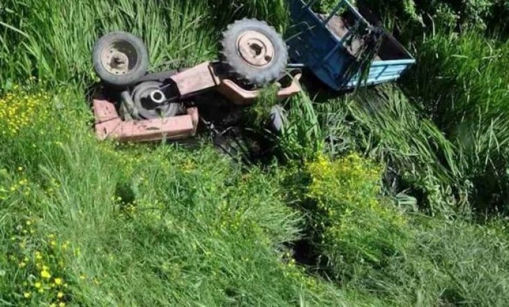 Traktori përmbyset pranë kanalit kullues, vdes 60 vjeçari shqiptar