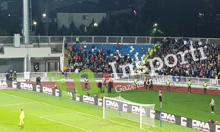 I ka “ikur” UEFA-s – transparenti kundërthënës i tifozëve të Malit të Zi
