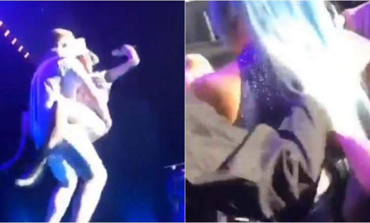 Bënte vallëzim të ‘çmendur’, Lady Gaga bie nga skena gjatë performancës